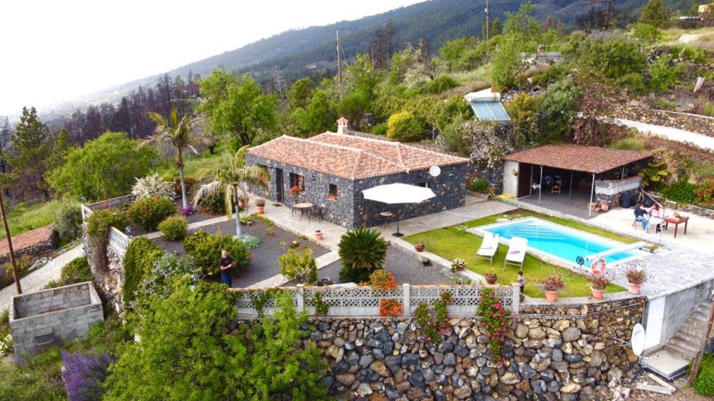 Climatized Pool Free Wifi Casa Rural Las Pareditas Tijarafe Eksteriør billede