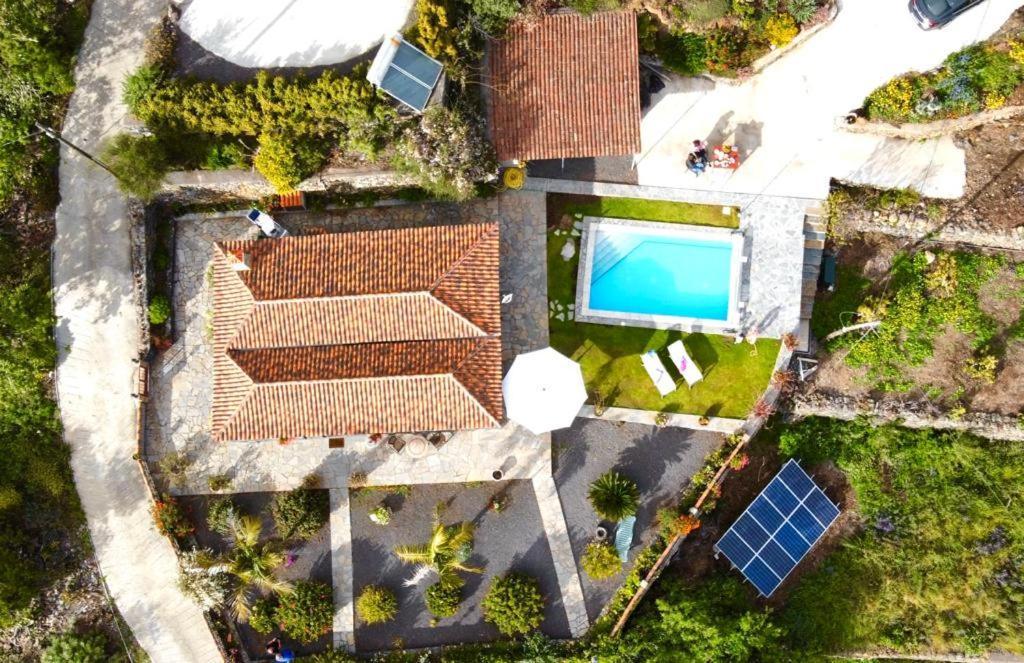 Climatized Pool Free Wifi Casa Rural Las Pareditas Tijarafe Eksteriør billede