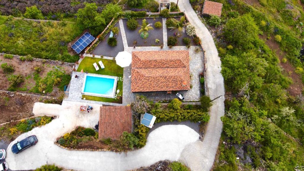 Climatized Pool Free Wifi Casa Rural Las Pareditas Tijarafe Eksteriør billede