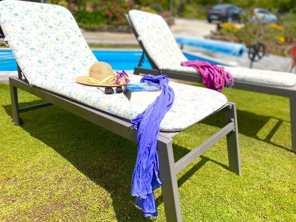 Climatized Pool Free Wifi Casa Rural Las Pareditas Tijarafe Eksteriør billede