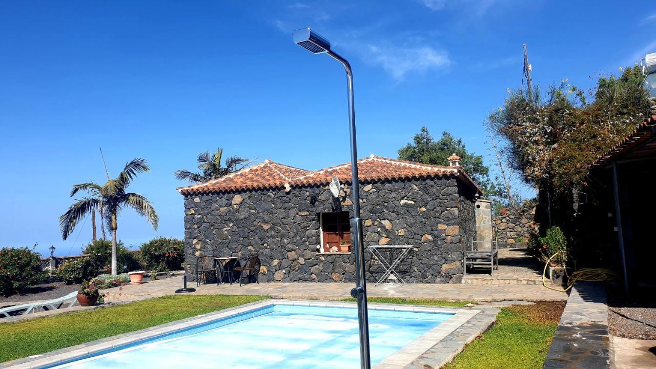 Climatized Pool Free Wifi Casa Rural Las Pareditas Tijarafe Eksteriør billede