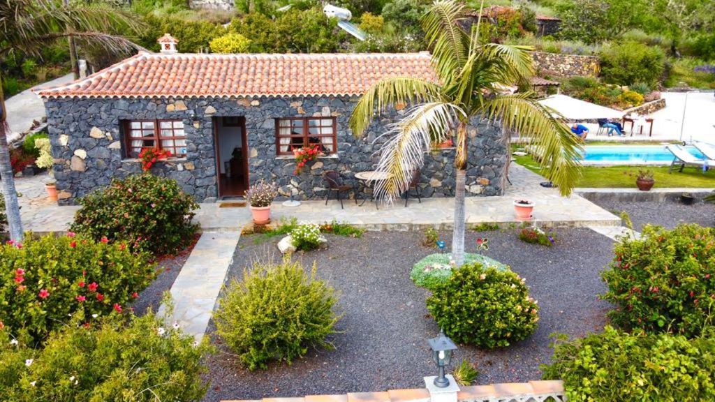 Climatized Pool Free Wifi Casa Rural Las Pareditas Tijarafe Eksteriør billede