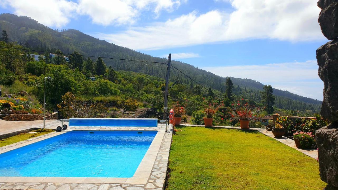 Climatized Pool Free Wifi Casa Rural Las Pareditas Tijarafe Eksteriør billede